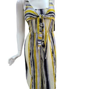 Liberty Love Blue and Yellow Jumpsuit Medium New With Tags